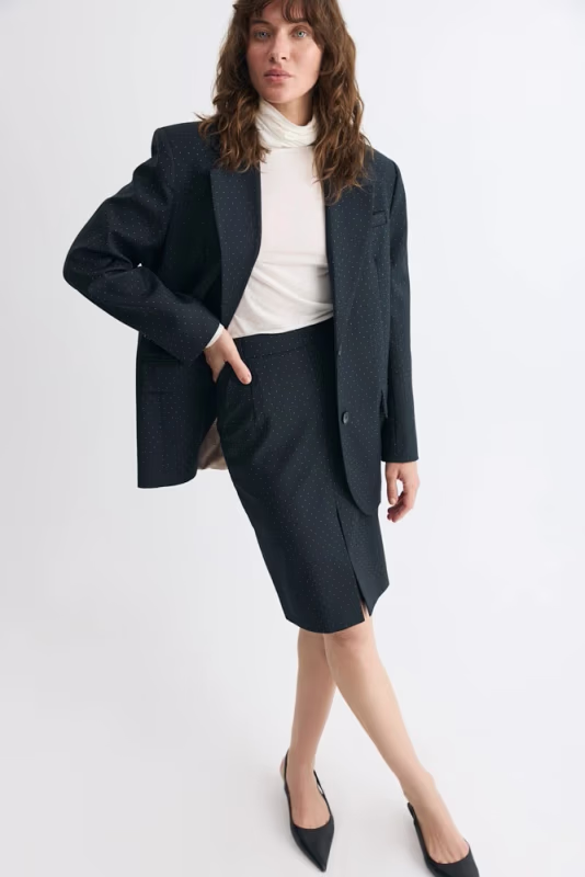 Юбка-карандаш с разрезом  DAISYKNIT