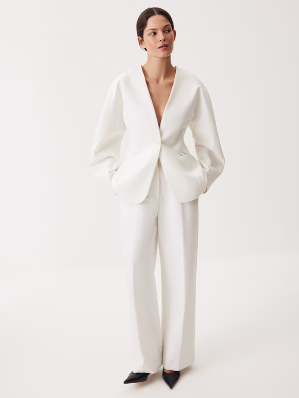 Брюки с завышенной талией SELFMADE