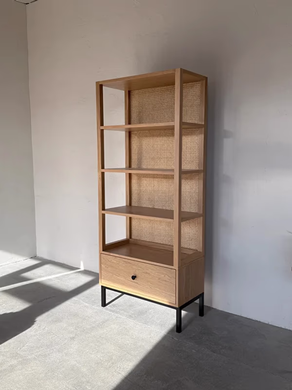 Стеллаж с ротангом ROODO HOME