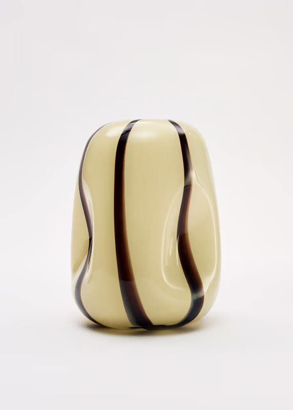 Ваза из стекла с рисунком SELA.HOME