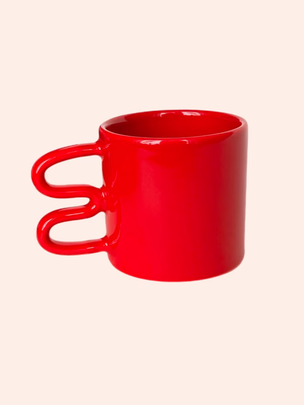 Кружка с волнистой ручкой KOTOMKA 