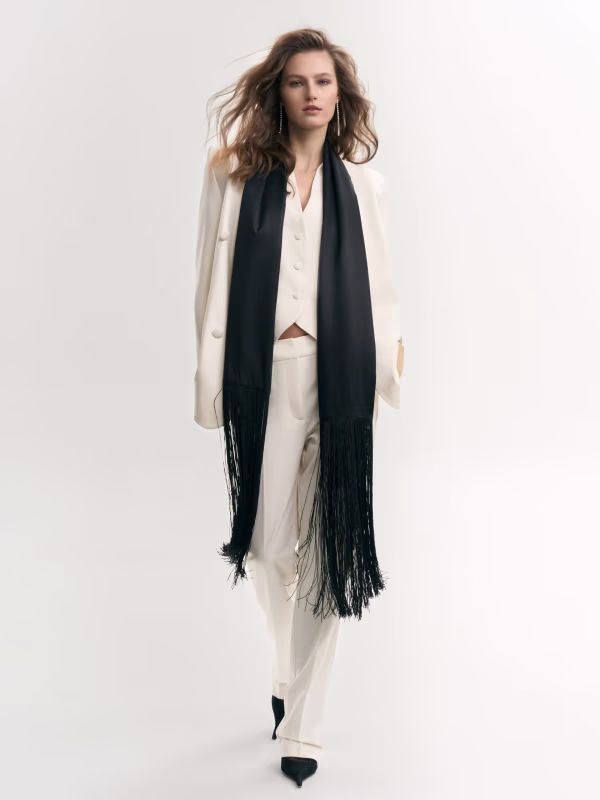 Шарф с бахромой NEXTDORE 