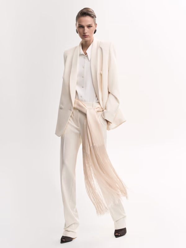 Шарф с бахромой NEXTDORE 