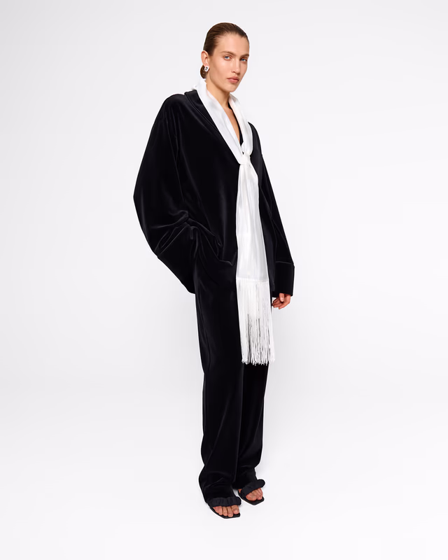 Шарф с бахромой ECLATA