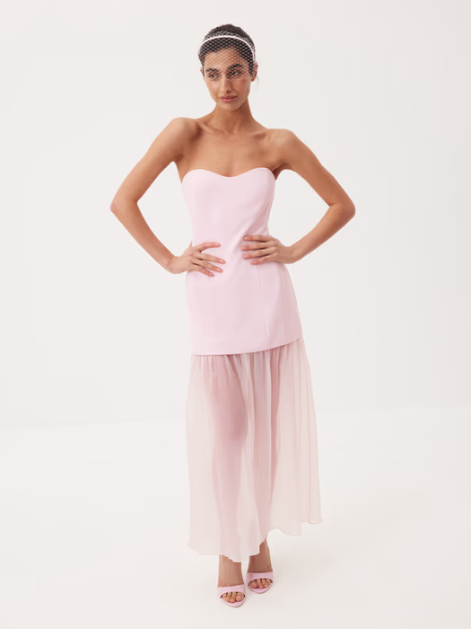 Платье с корсетным лифом SELFMADE