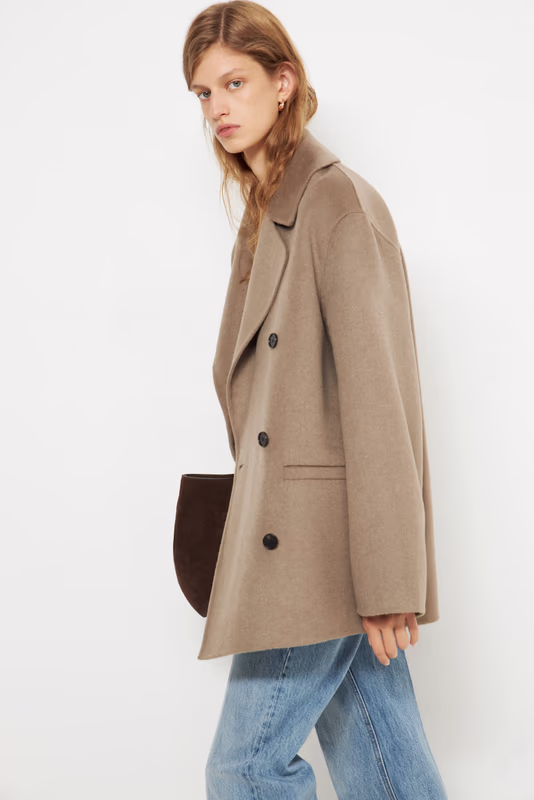 Бушлат ручной работы из шерсти LIME