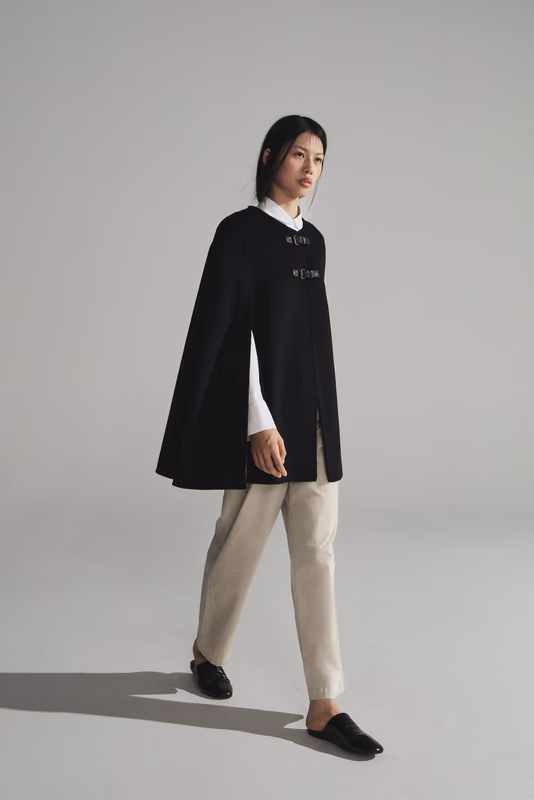 кейп ручной работы с застежкой LIME