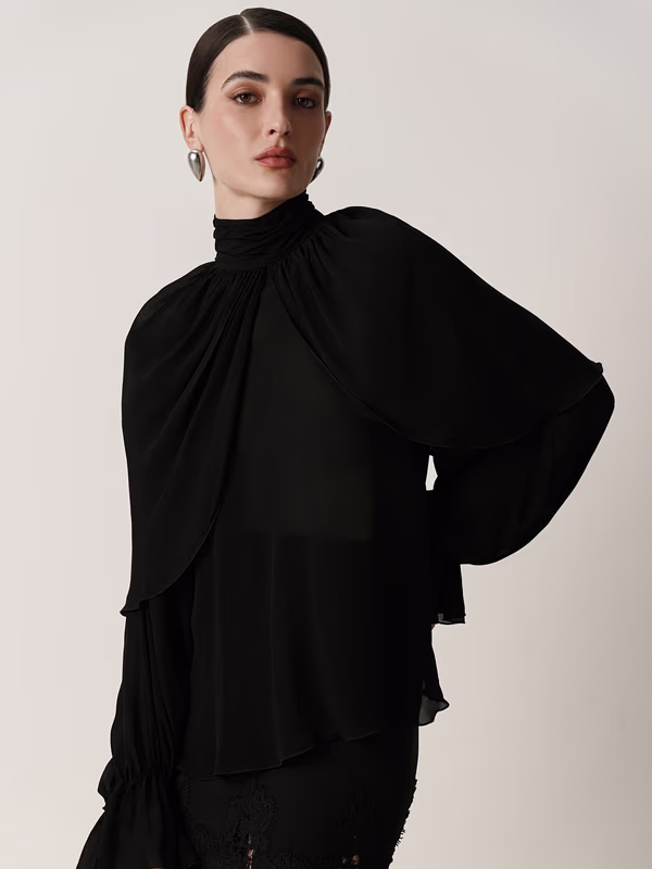 Блуза из шифона NUDESTORY