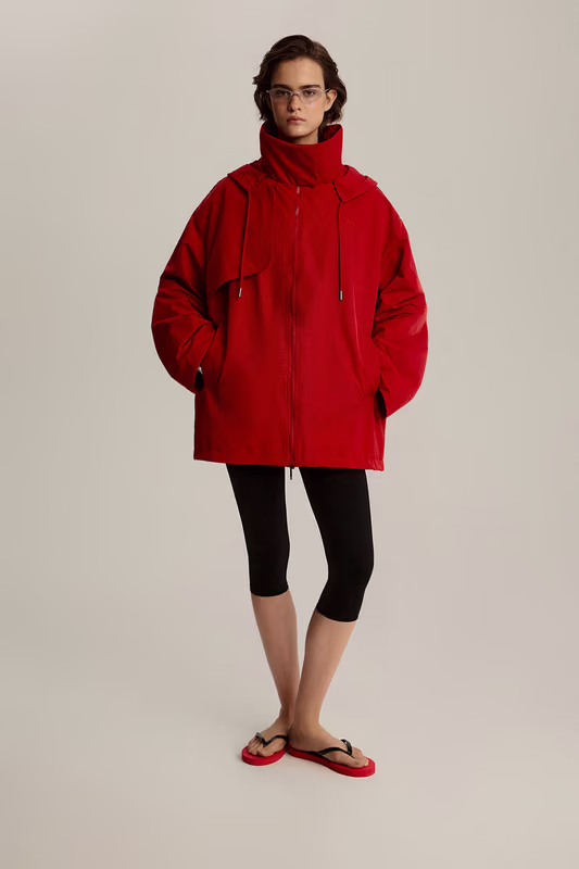 Ветровка удлиненная с капюшоном 2MOOD