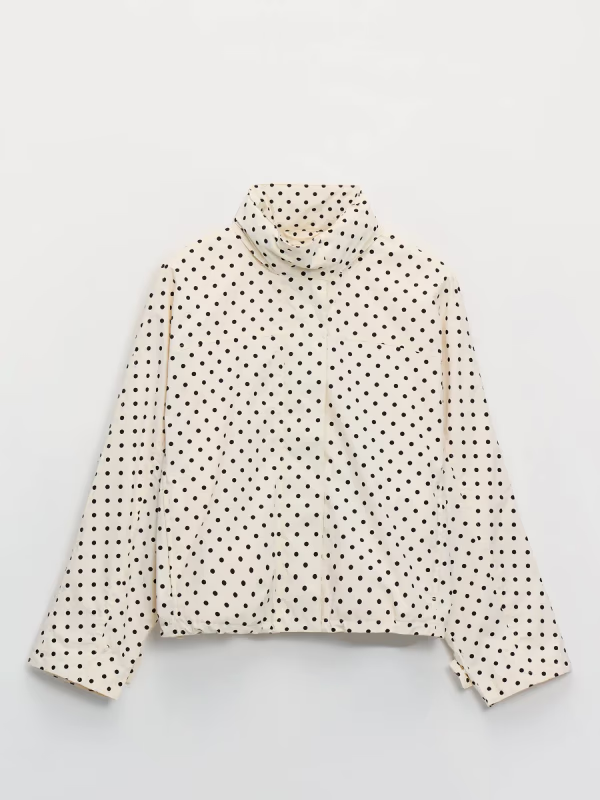 Куртка-ветровка с принтом ZARINA