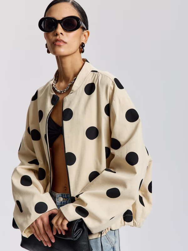 Бомбер в горох DRESS I LIVE IN