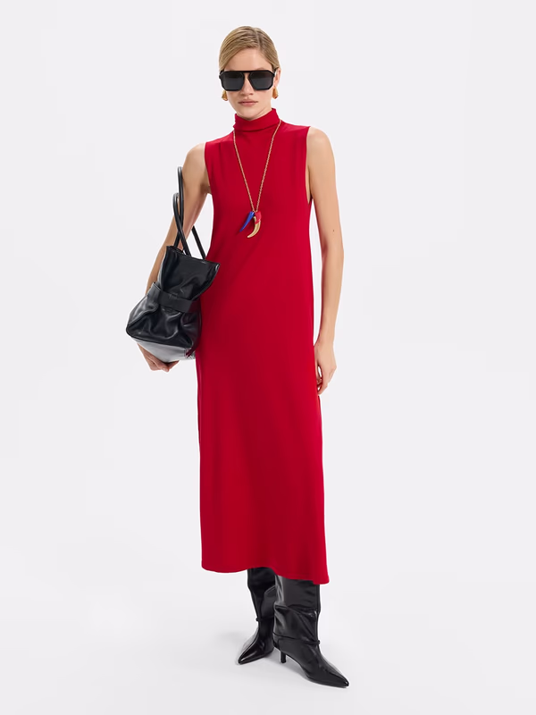 Трикотажное платье миди LOVE REPUBLIC