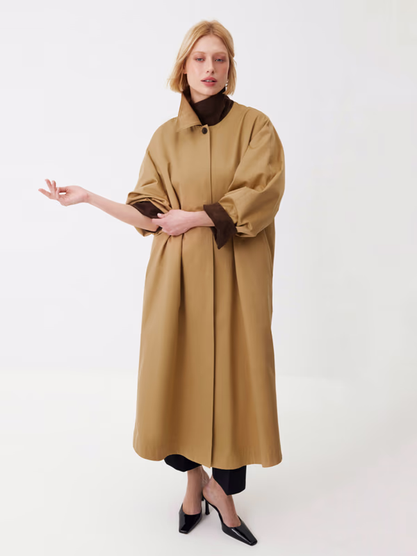 Объемный тренчкот  SELFMADE