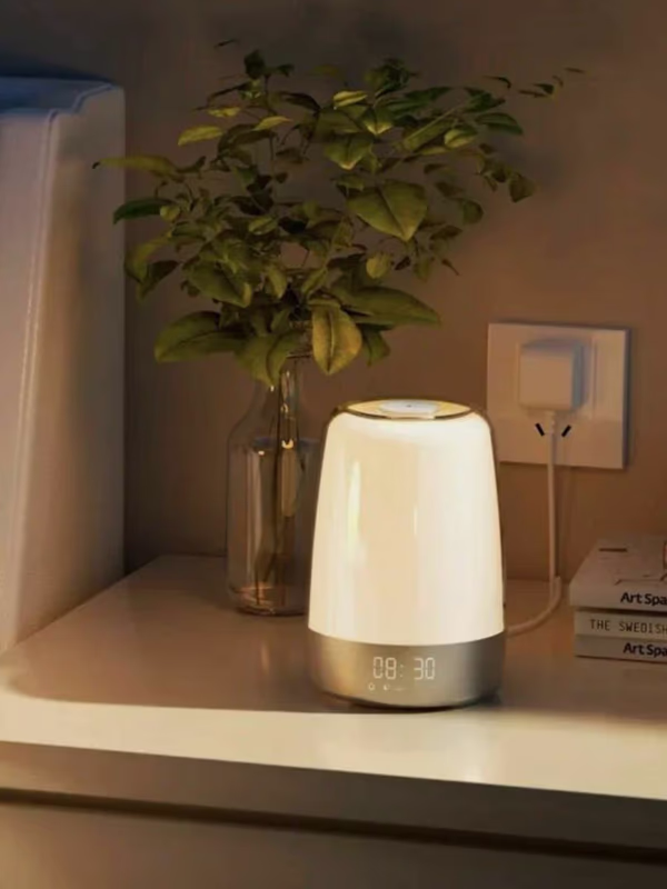 Лампа будильник с имитацией рассвета и сенсорным управлением ЯНДЕКС.МАРКЕТ
