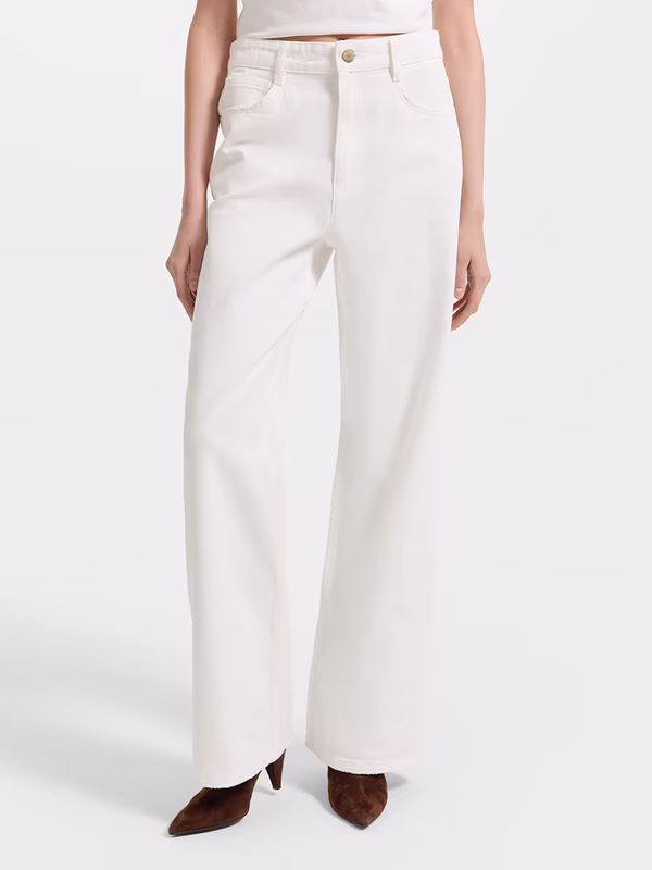 Прямые джинсы с высокой посадкой LOVE REPUBLIC