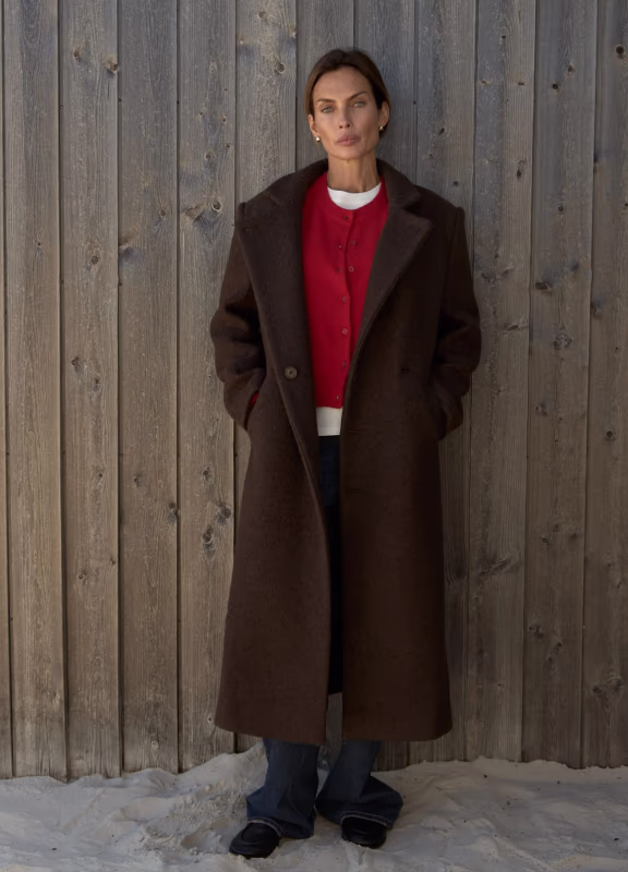 Двубортное пальто VOISHE