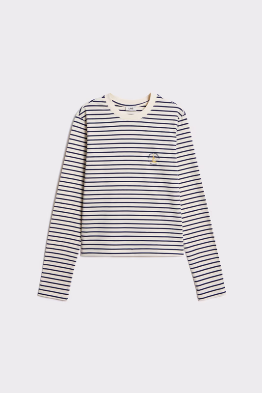 Лонгслив с вышивкой LIME