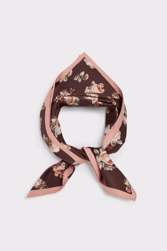 Платок-каре с принтом LIME