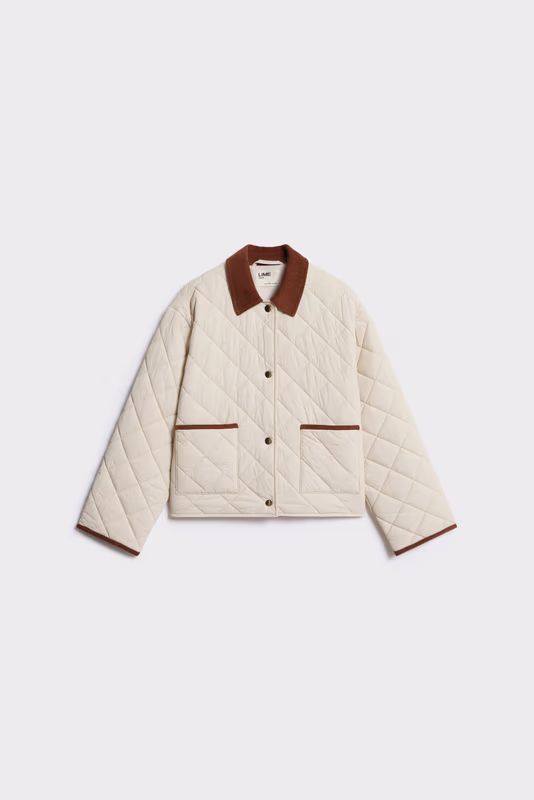 Стеганая куртка с воротником LIME