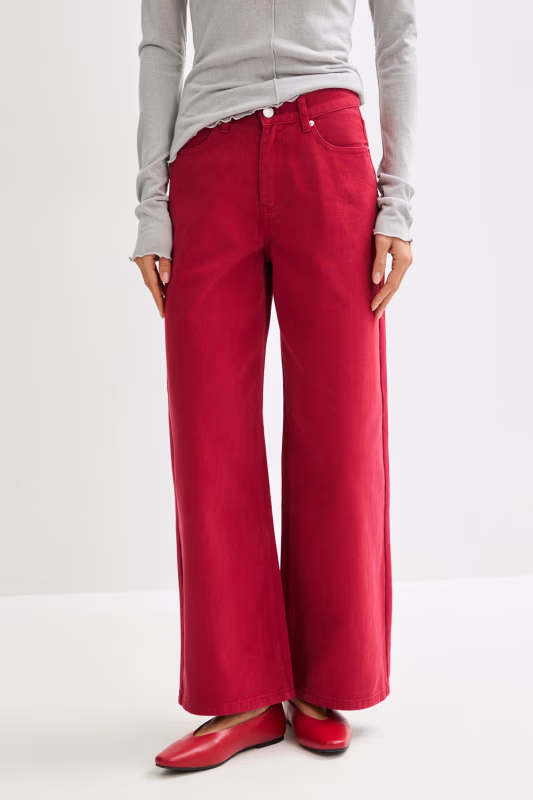 Джинсы широкие СНЕЖНАЯ КОРОЛЕВА