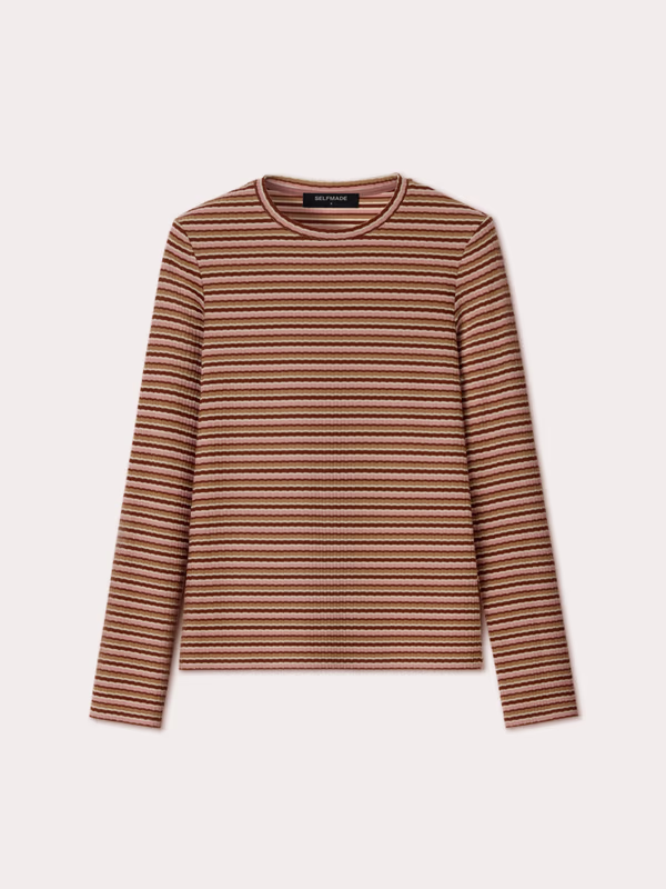 Лонгслив в полоску SELFMADE