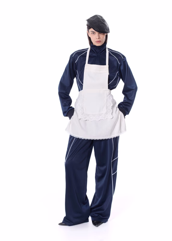 ФАРТУК СОВЕТСКИЙ С КРУЖЕВОМ ASYA SEMYONOVA