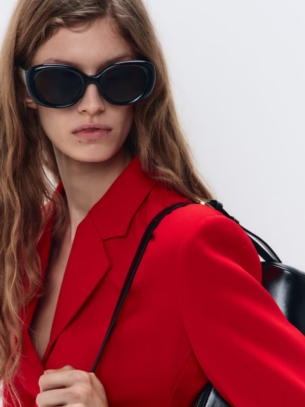 Солнцезащитные очки в пластиковой оправе LIME