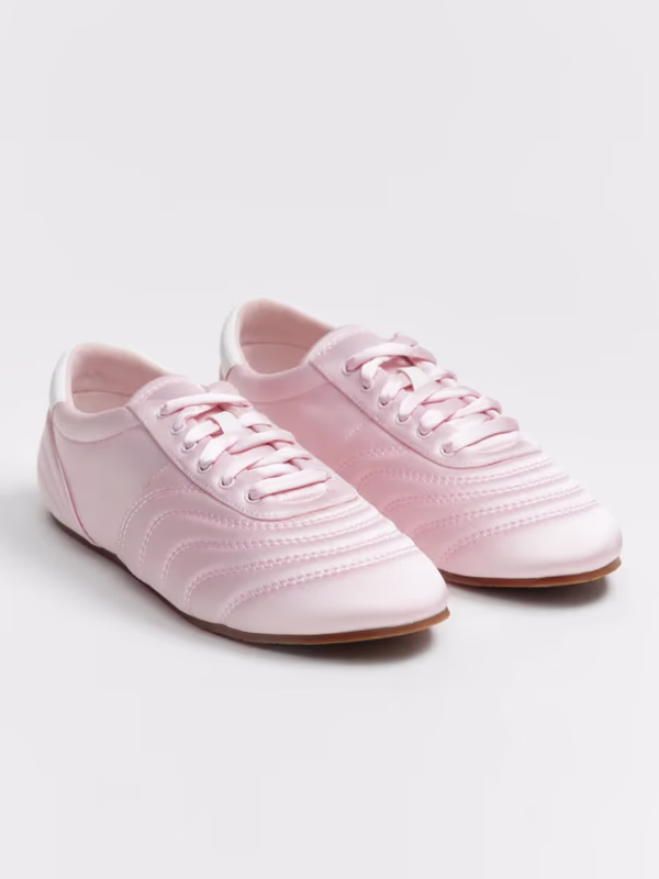 Кроссовки атласные с декоративной строчкой BEFREE