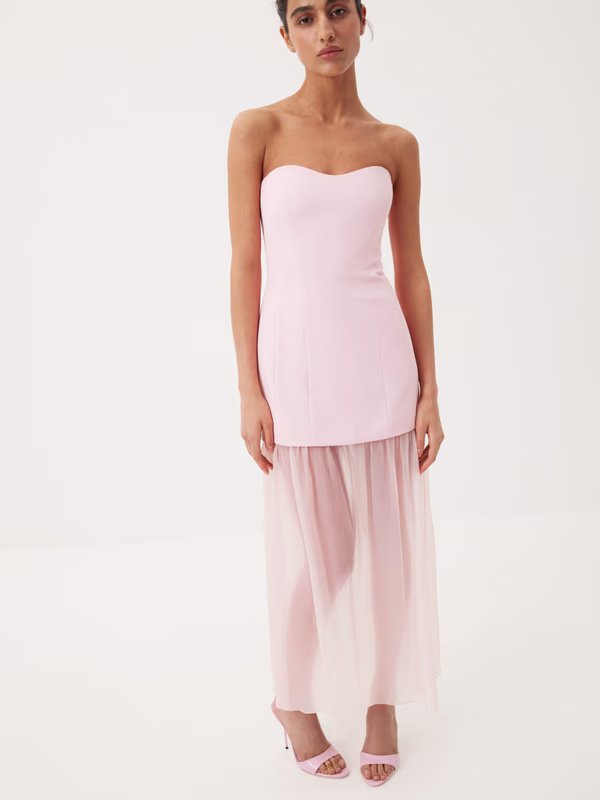 Платье с корсетным лифом SELFMADE