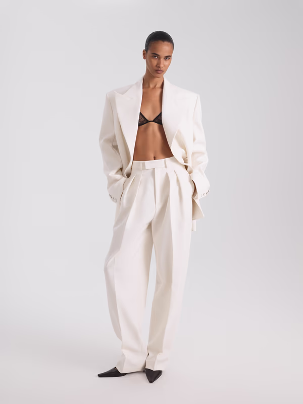 Брюки объемные с защипами NAMELAZZ