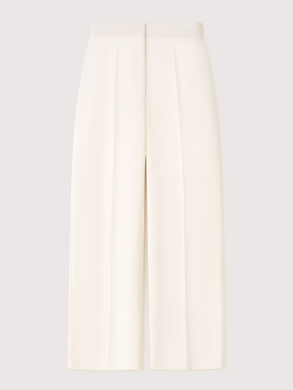 Укороченные брюки с сатиновым блеском SELFMADE