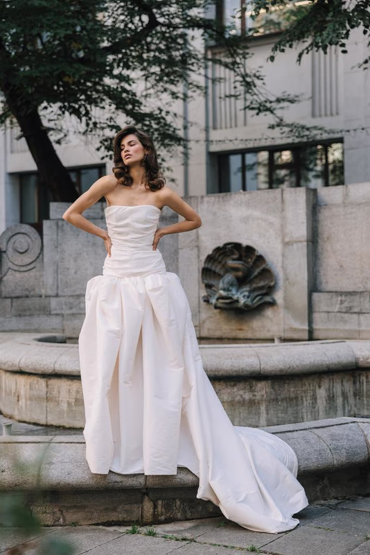 Платье из тафты ANASTASIYA BOKSHA