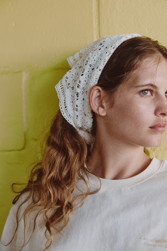 Косынка кроше LIME