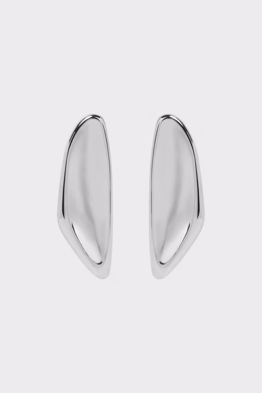 Фигурные серьги из металла LIME